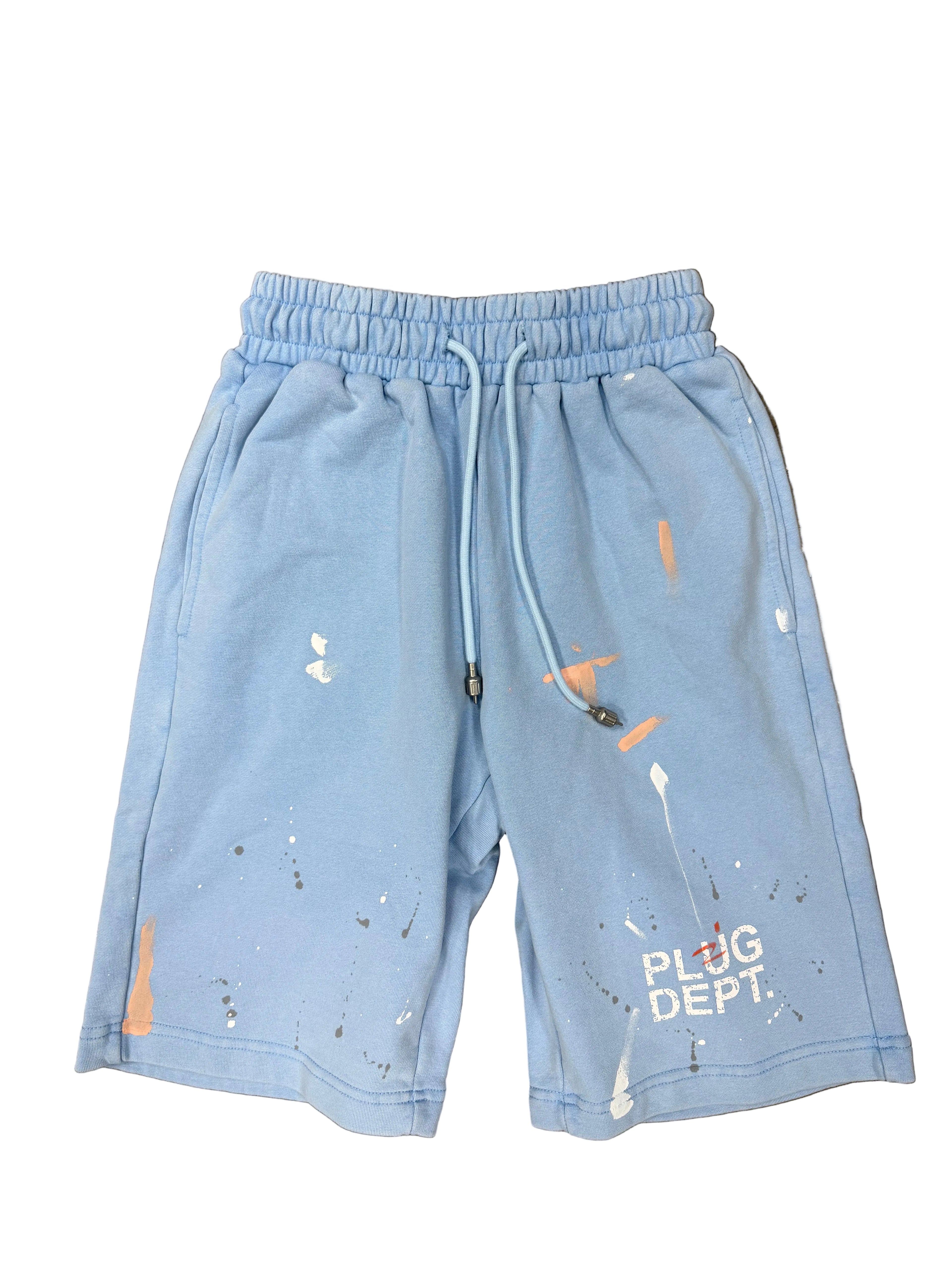 Plug Dept Shorts (Light Blue)
