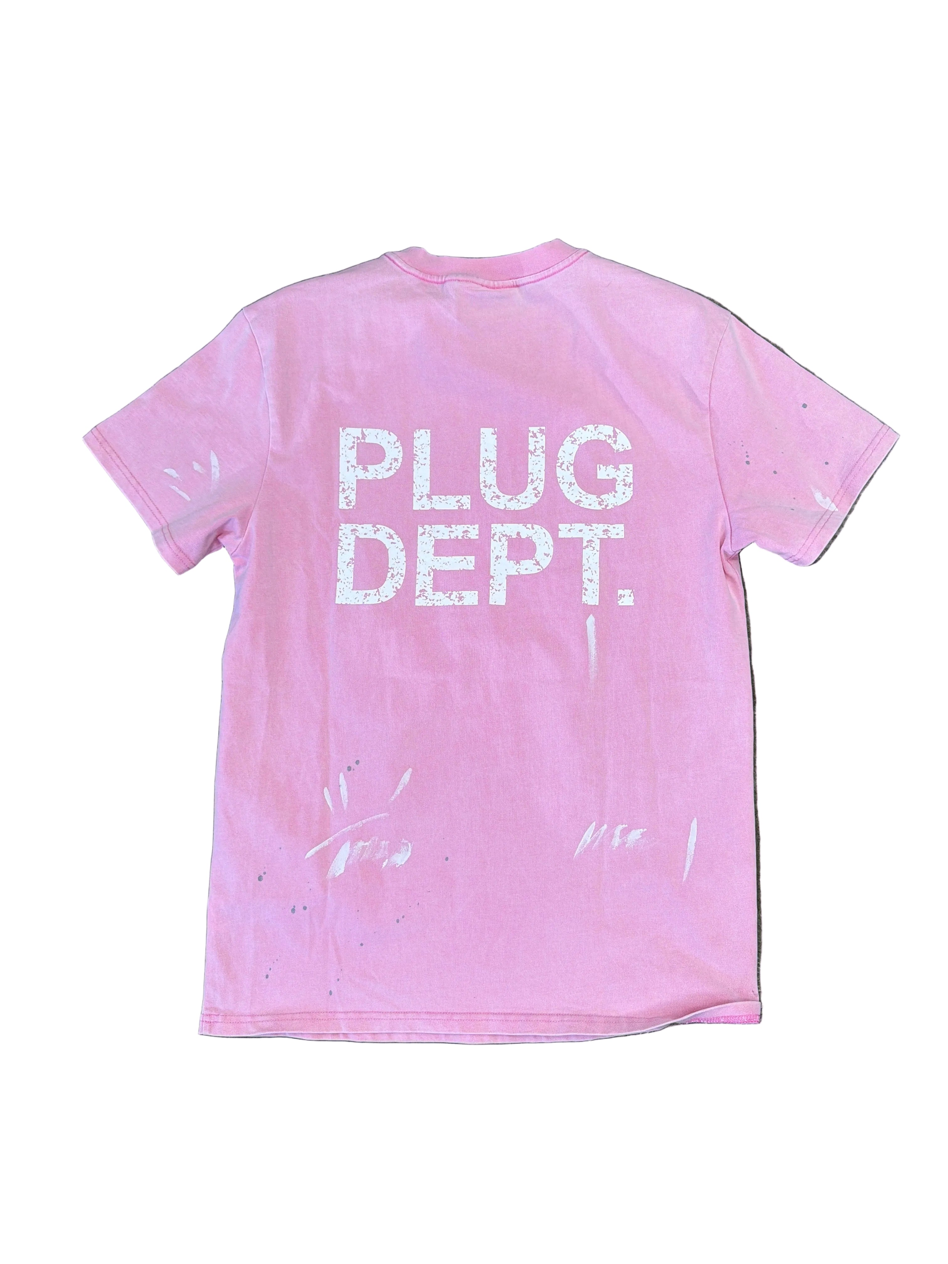 Plug Dept Tee ( Pink)