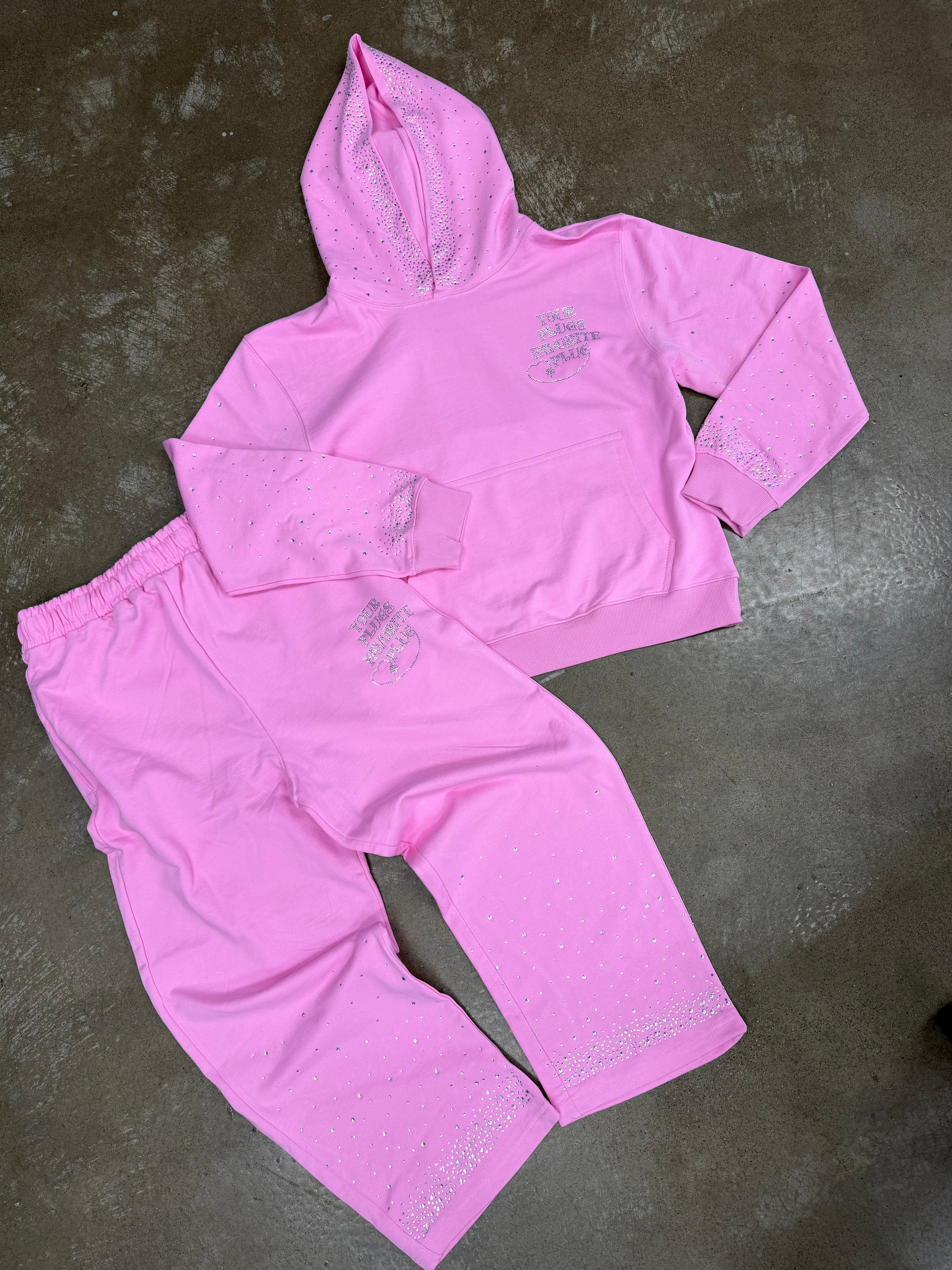 YPFP Rhinestone Set Pink
