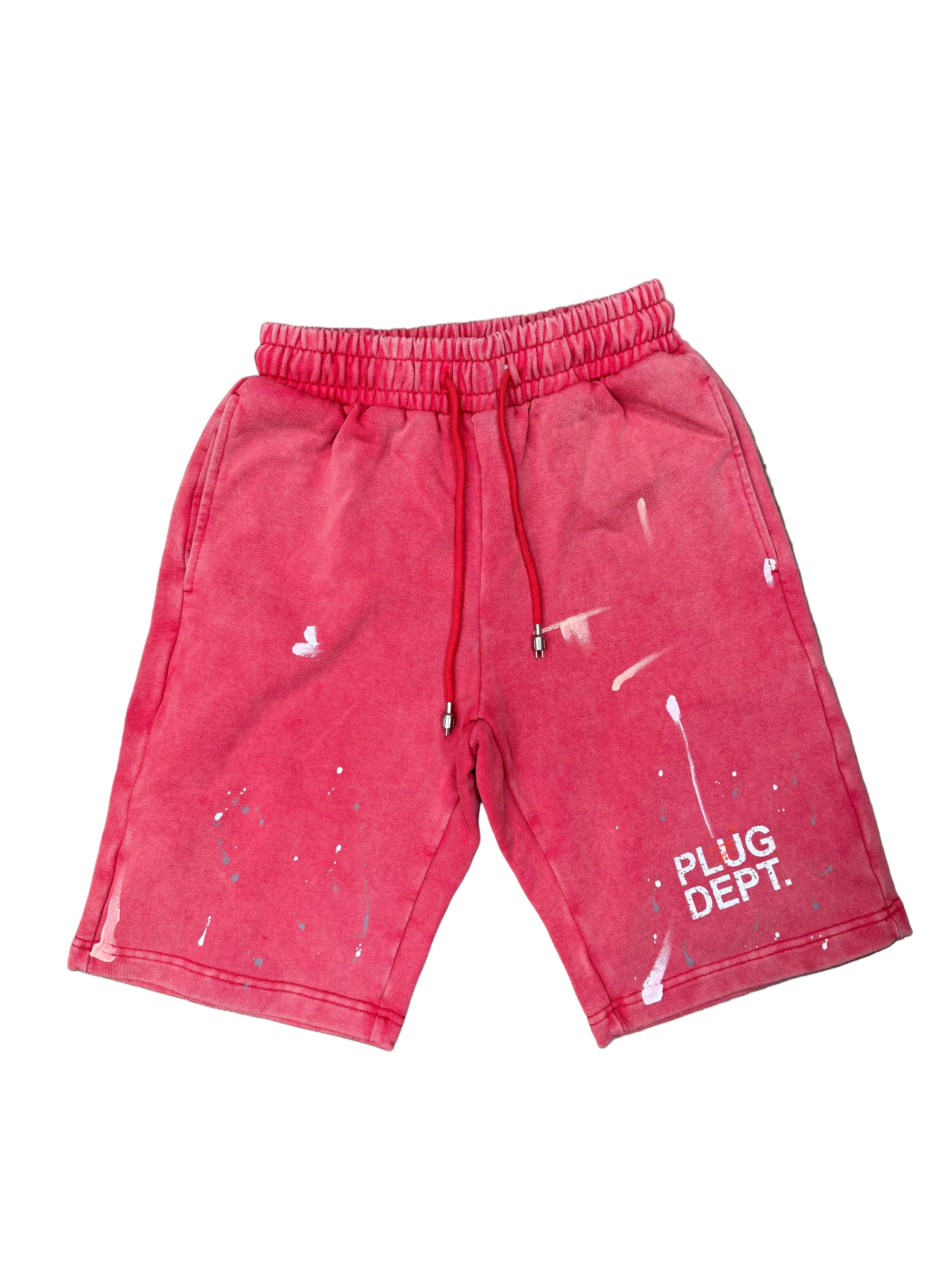 Plug Dept Shorts (Red)
