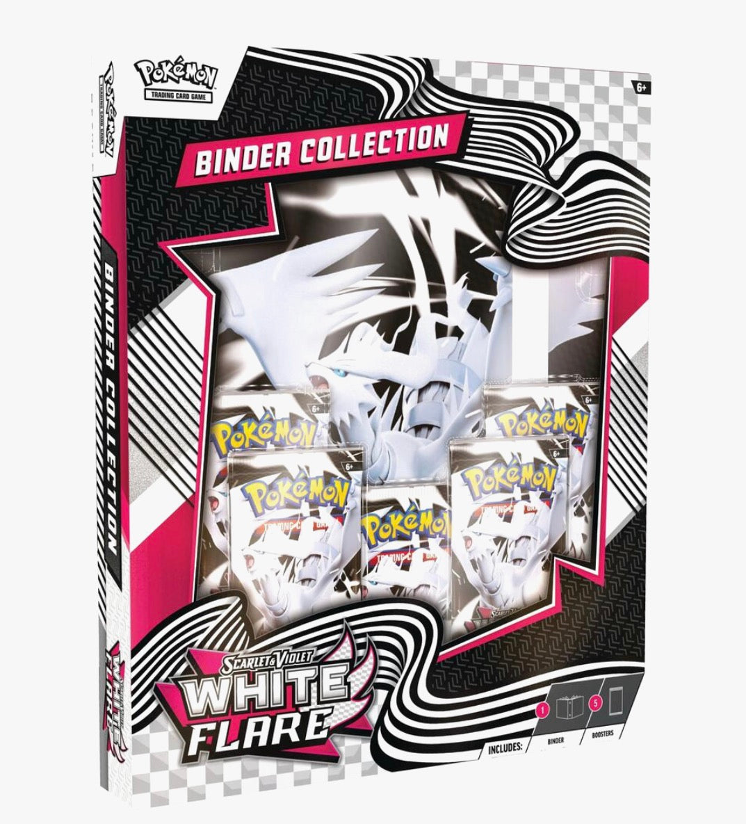 White Flare Binder Collection