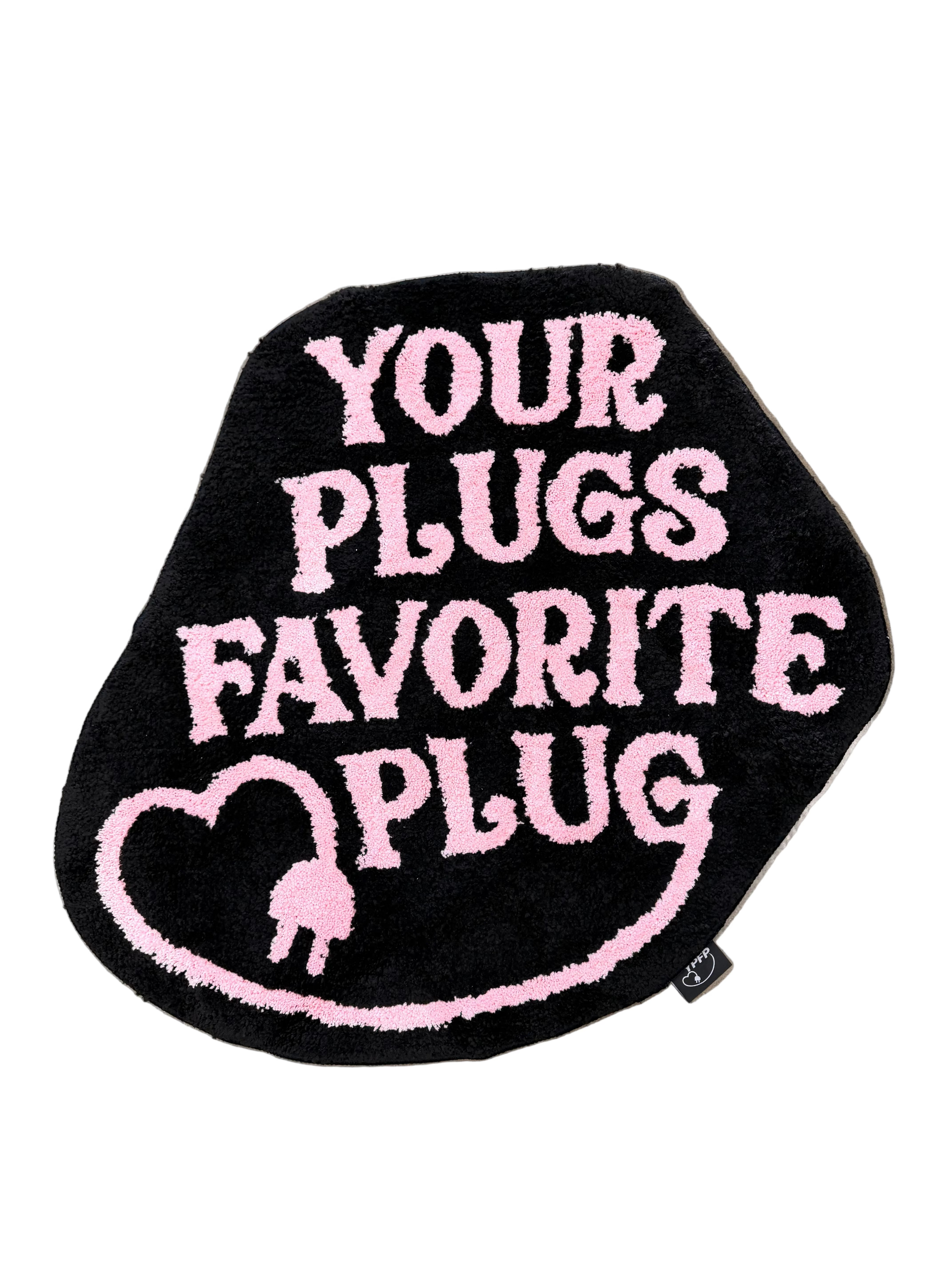 YPFP Rug black/pink