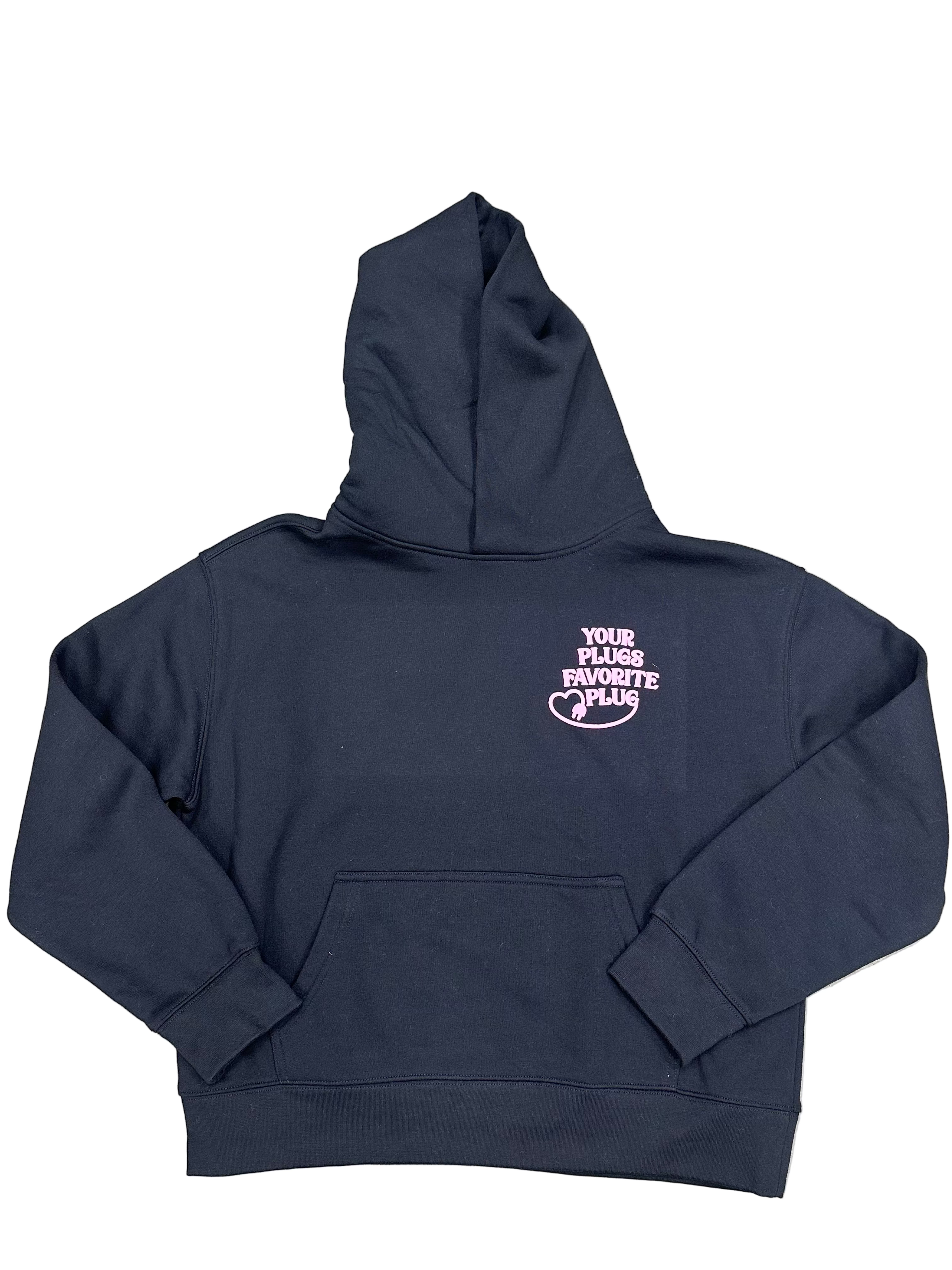 YPFP Wmn Black Pink Hoodie