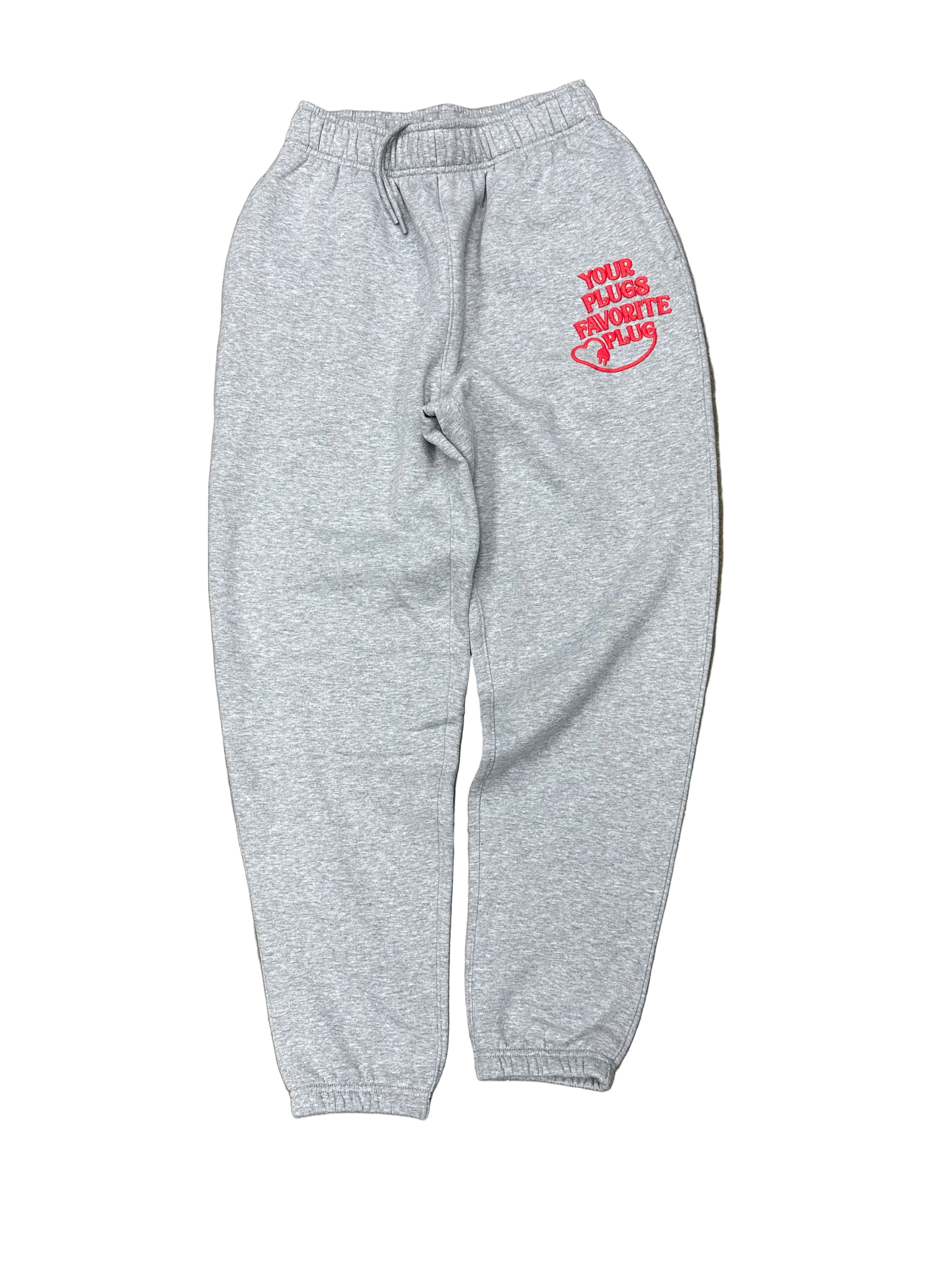 YPFP Grey Red Sweats