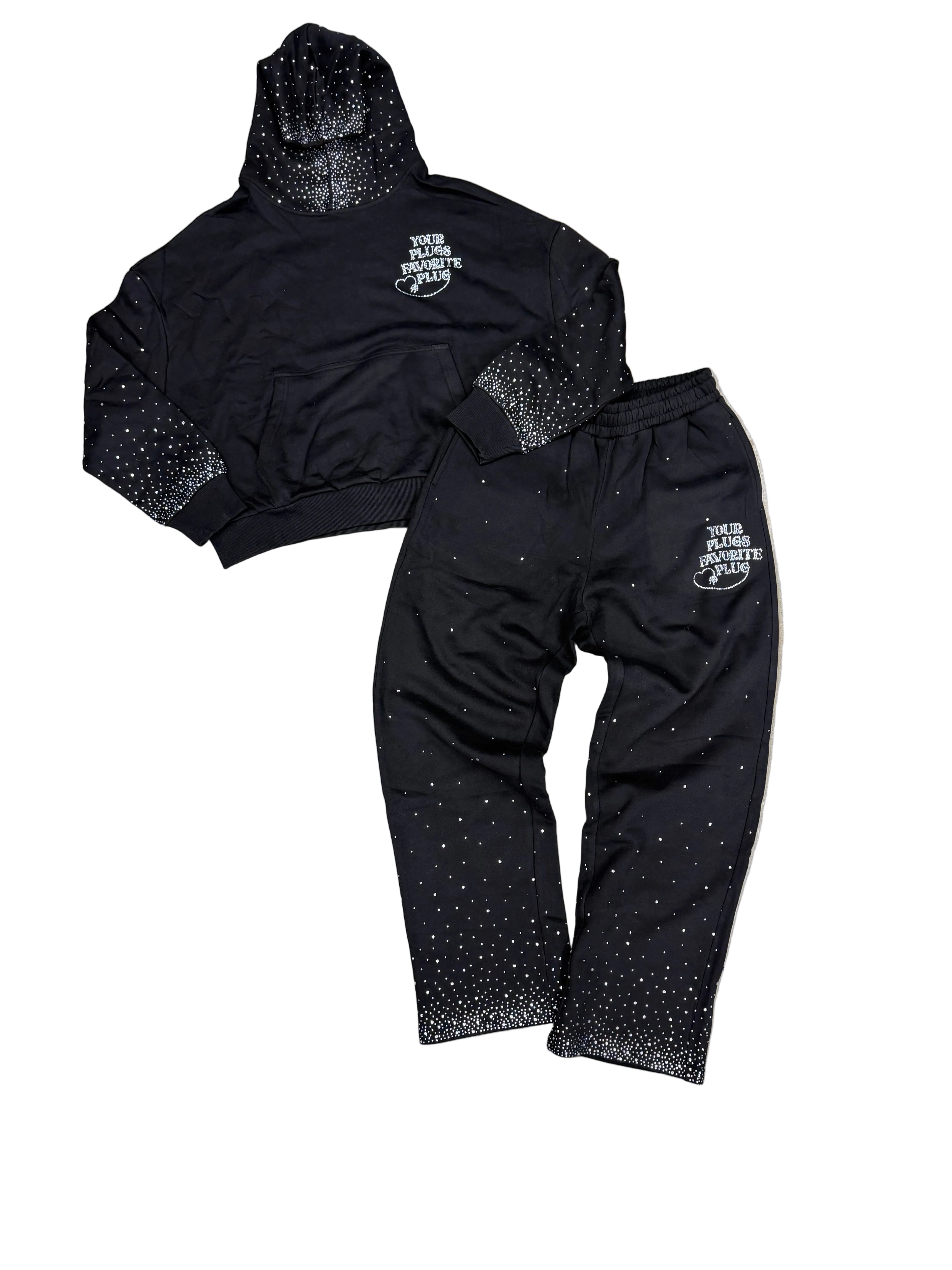 YPFP Rhinestone Hoodie