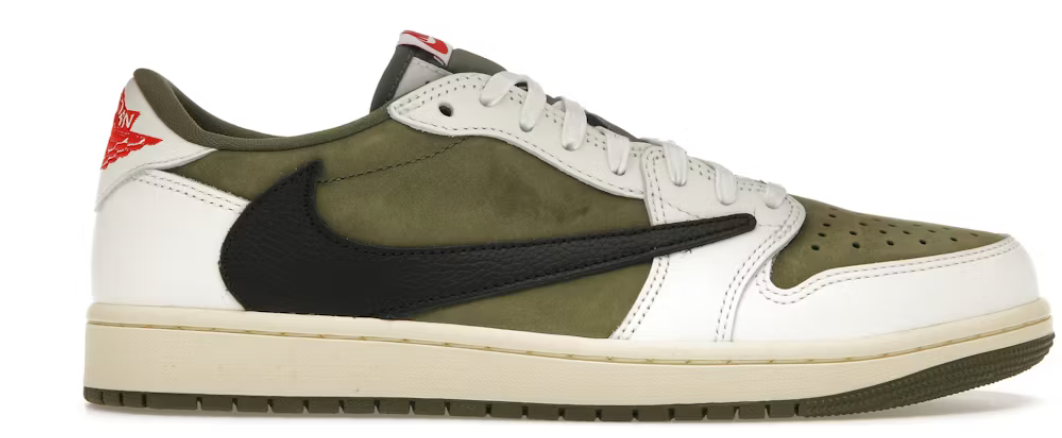 Travis Scott Jordan 1 Low Olive