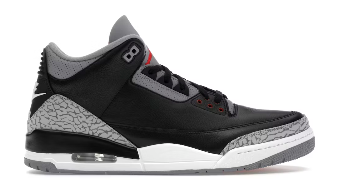 Jordan 3 Black Cement