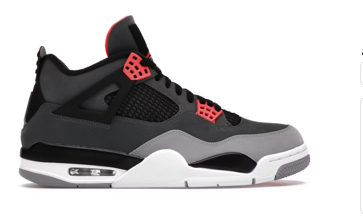 Jordan 4 Infrared