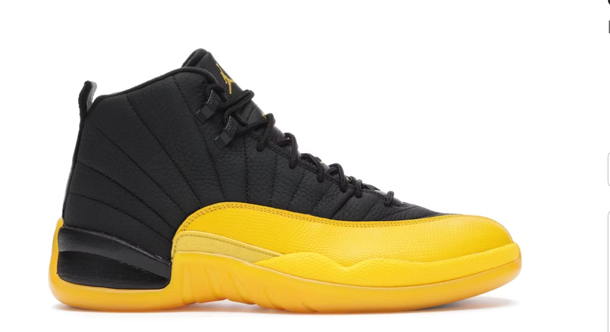 Jordan 12 University Gold