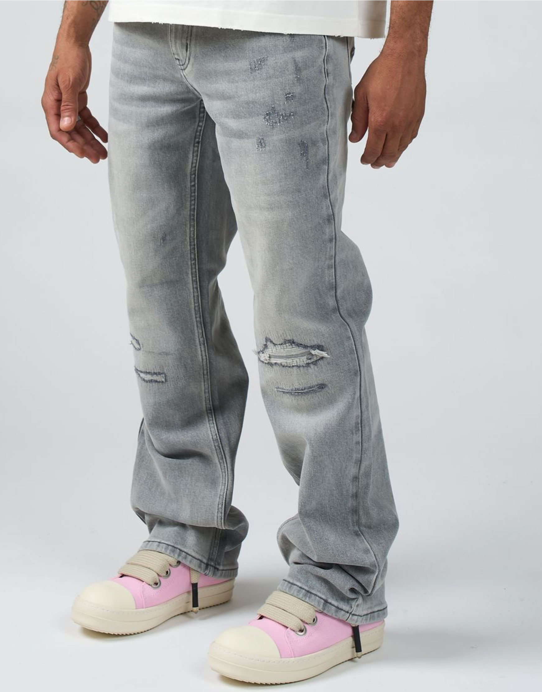 Duaa Jeans (Moon Grey )